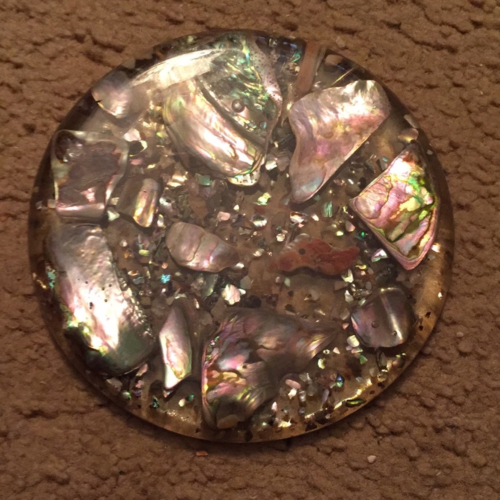 Vintage Michelle Shelloraft golden stone